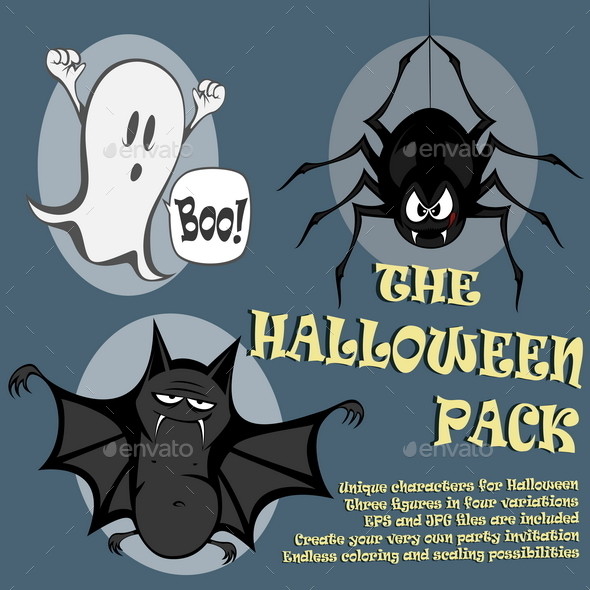 Halloween pack 590x590 by arleevector griver