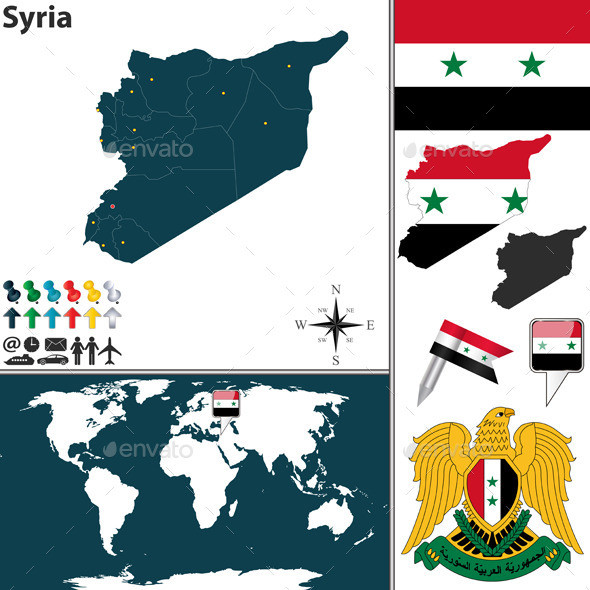 01 syria 20map 20world