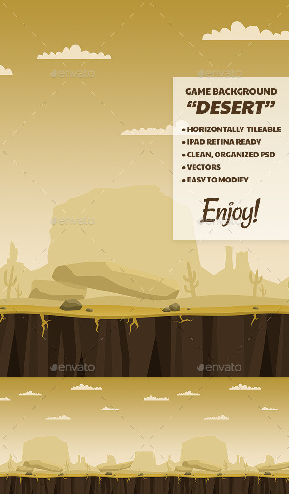 Game background desert preview