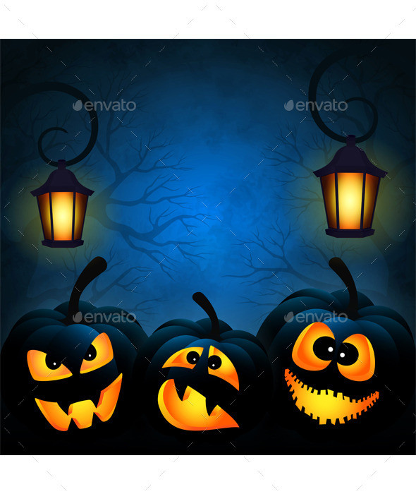 Background 20to 20the 20halloween 20with 20pumpkins