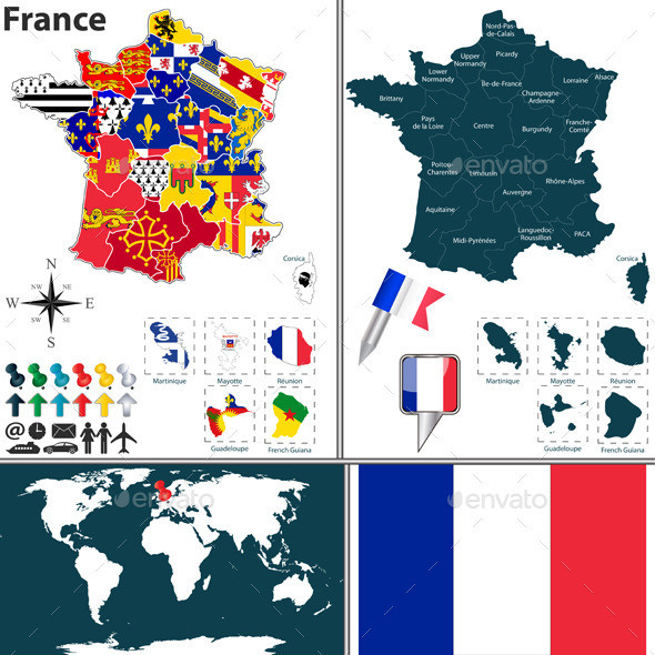 01 france 20map 20with 20regions 20and 20flags