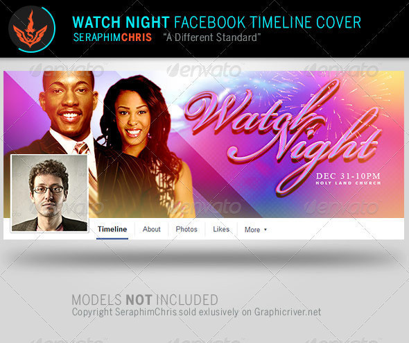 Watch night facebook timeline covers template preview