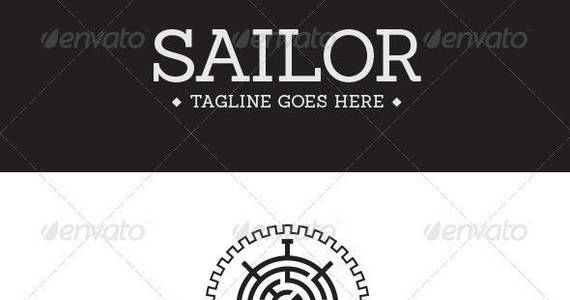 Box sailor logo template preview