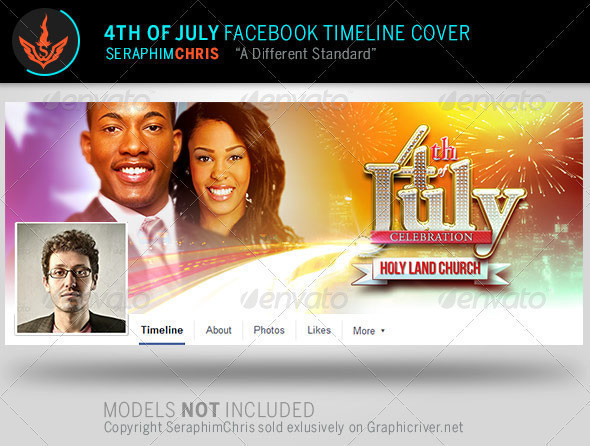 4th of july celebration facebook timeline covers template preview