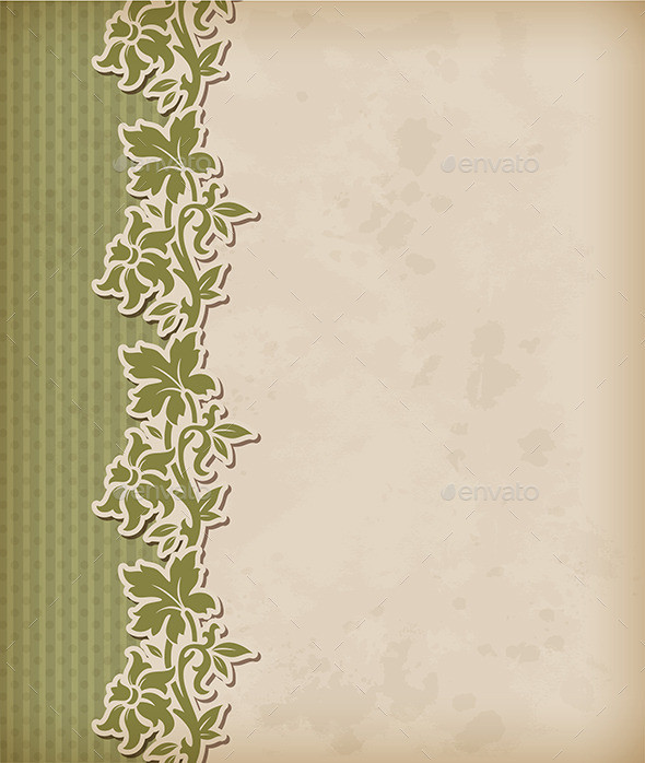 Green vintage background590