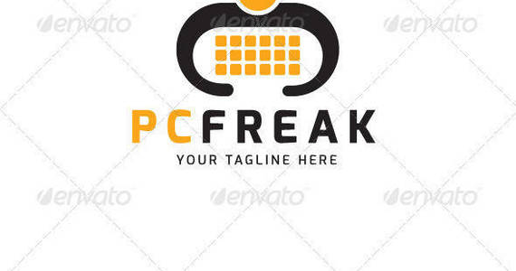 Box pcfreak logo template