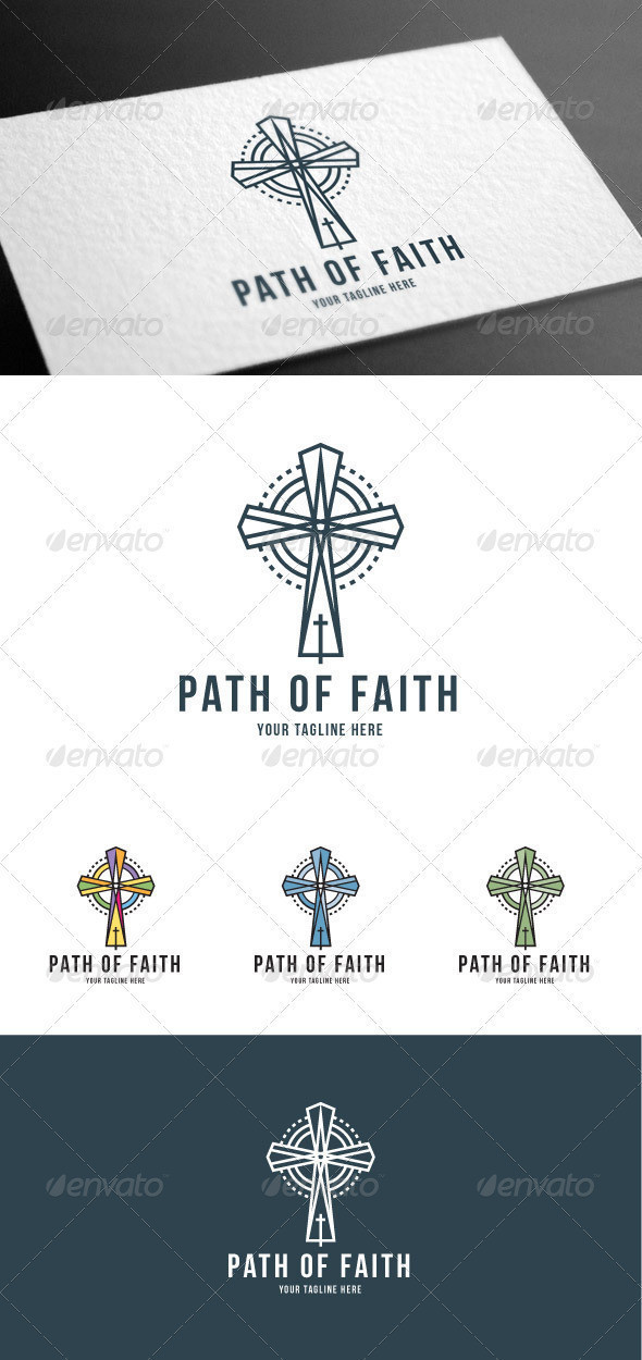 Path faith logo template