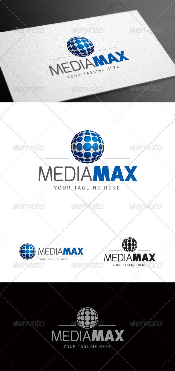 Mediamax logo template