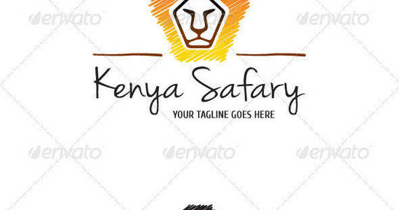 Box kenya safary logo template