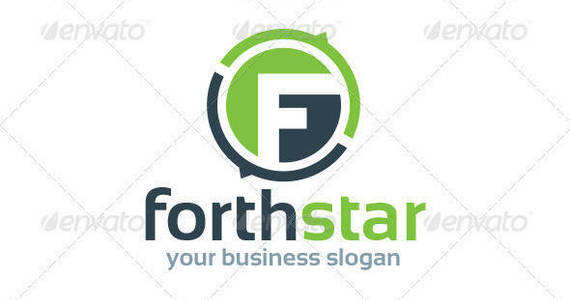 Box forth star logo template