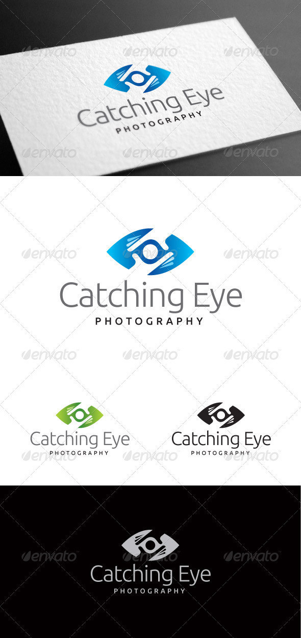 Catching eye logo template