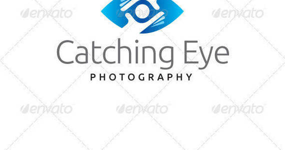 Box catching eye logo template