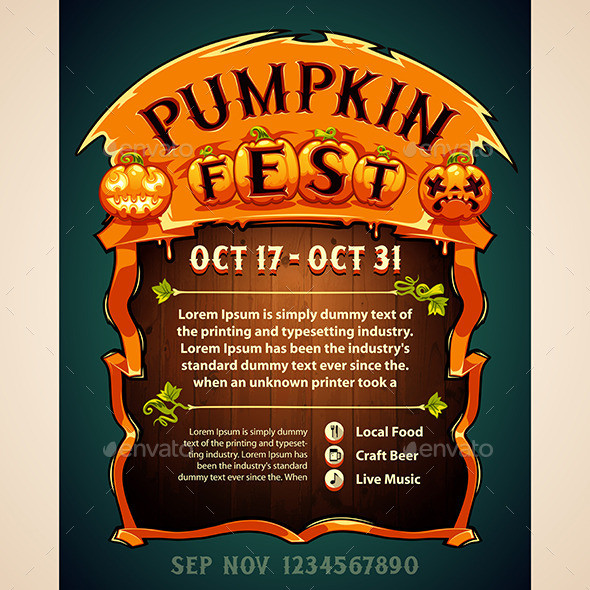 Pumpkin fest poster