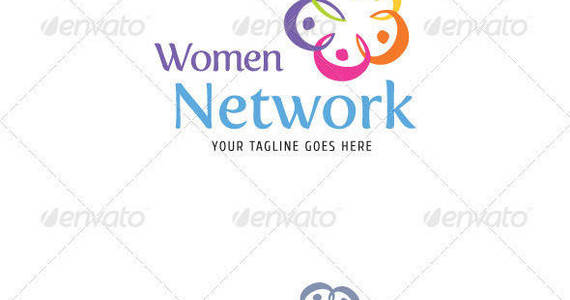 Box women network logo template