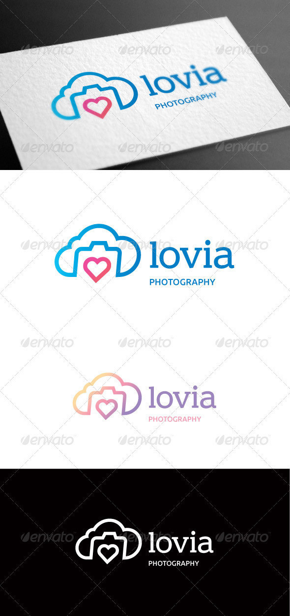 Lovia logo template