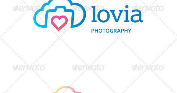 Box lovia logo template