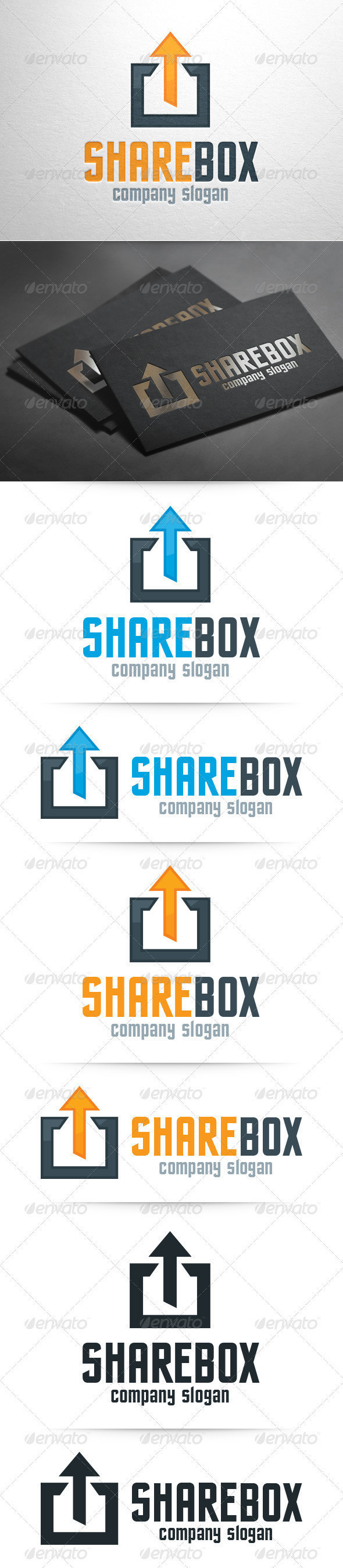 Share box logo template