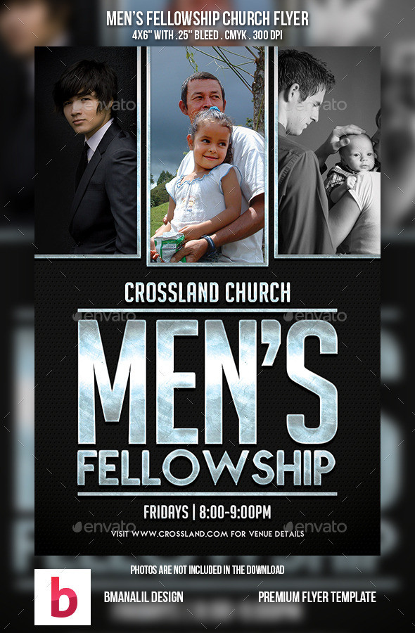 Men fellowship church flyer