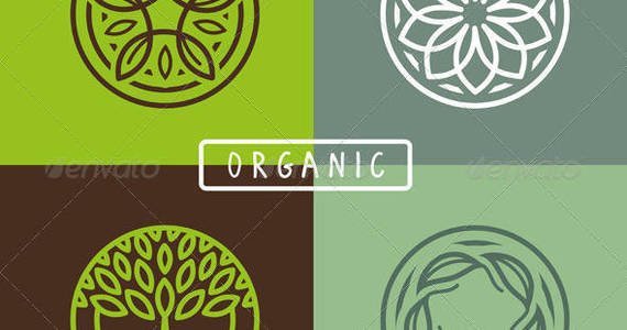 Box organic round emblem590