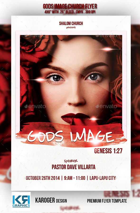 Gods image flyer showcase