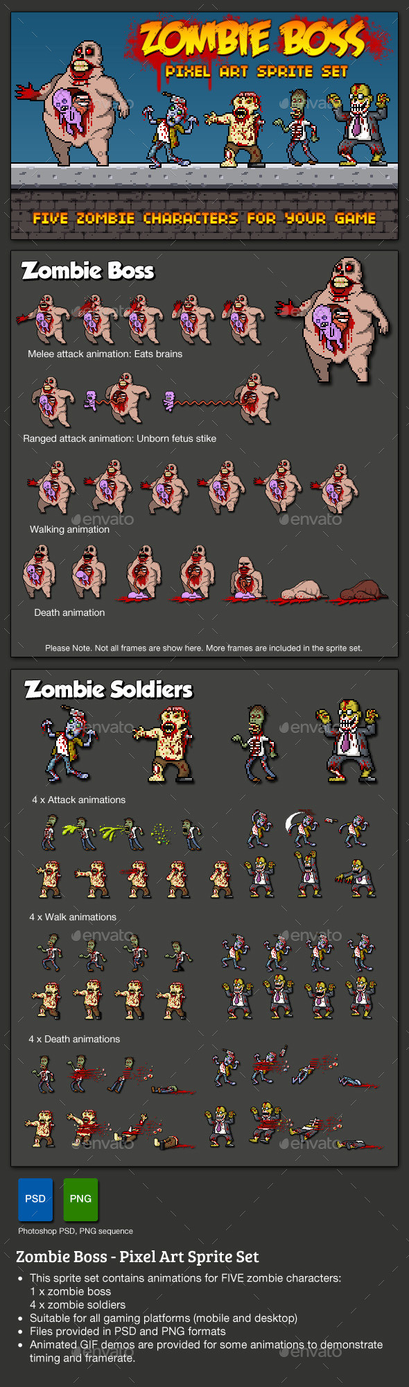 Graphic 20river ad 20page zombie 20sprites