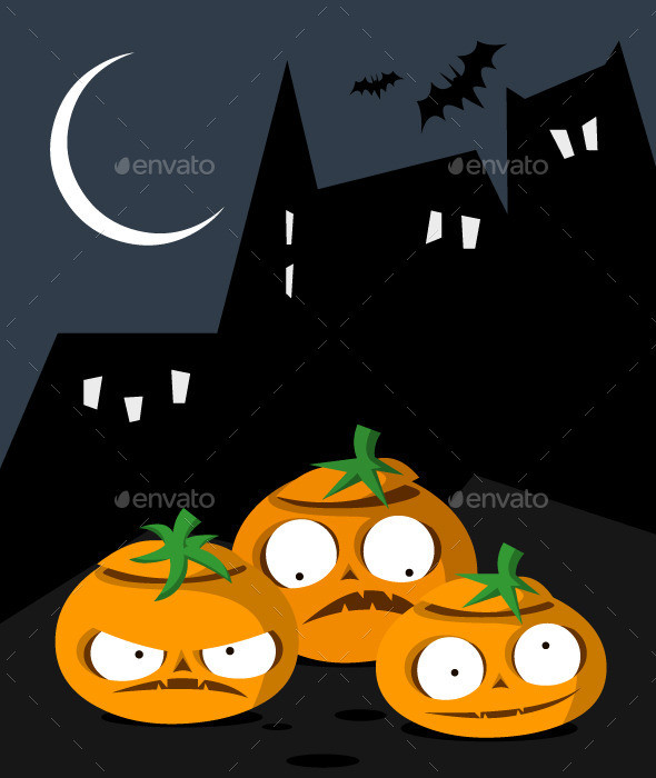 Pumpkins postcard preview