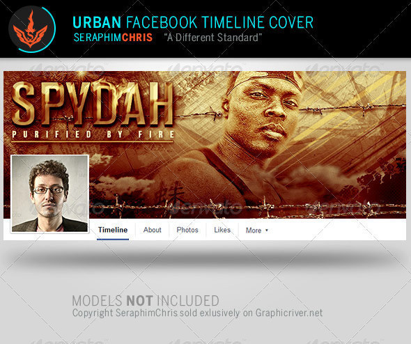 Spydah urban facebook timeline covers template preview