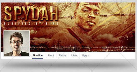 Box spydah urban facebook timeline covers template preview