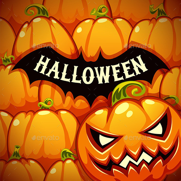 Halloween pumpkins poster