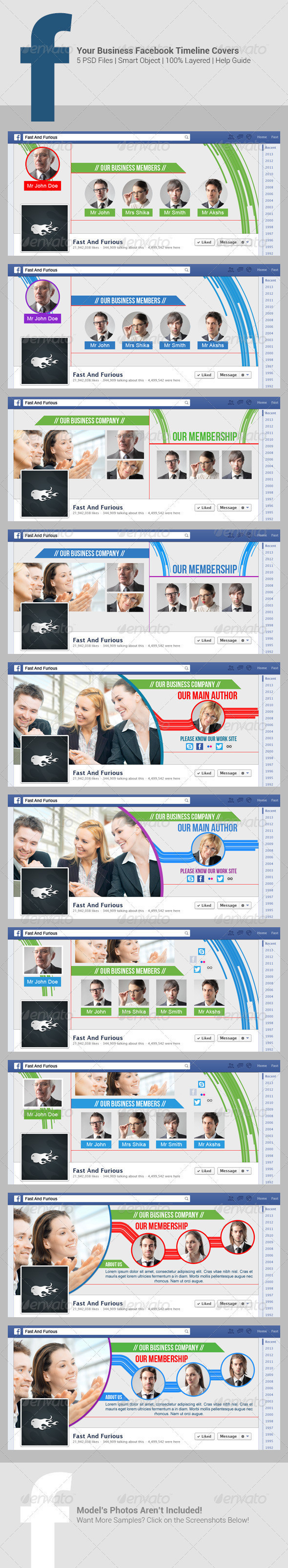 Your business facebook timeline cover template