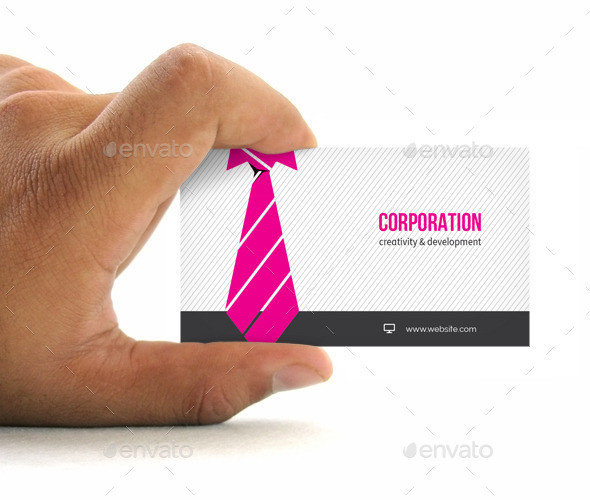 Pink 20corporate 20business 20card