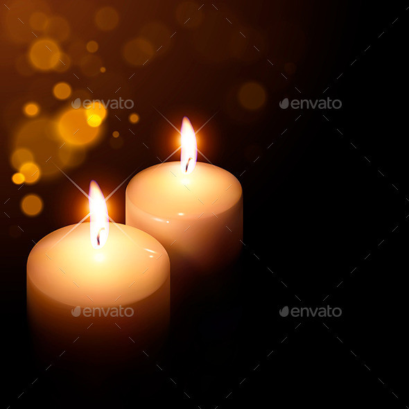 Candles 20on 20a 20dark 20background