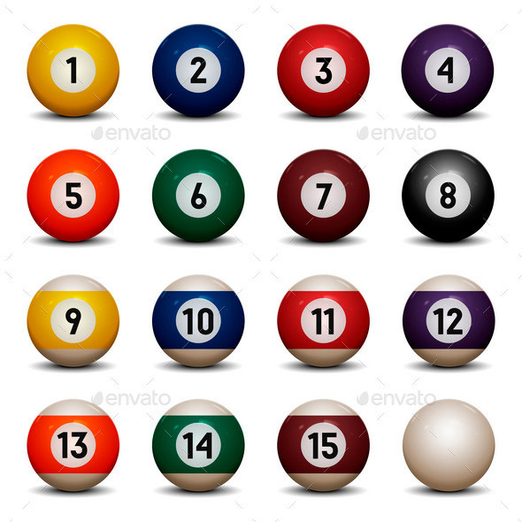 Billiard ball set preview