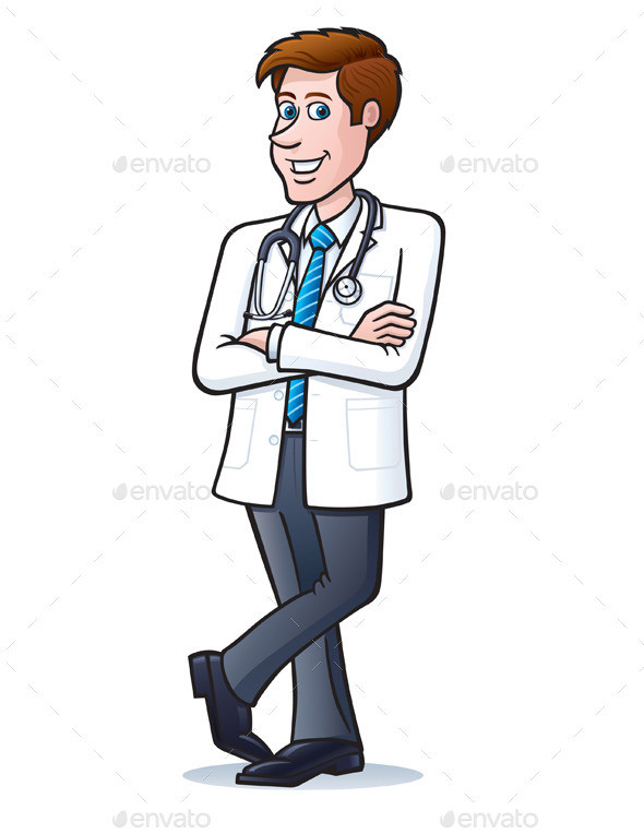 Smiling standing doctorprev