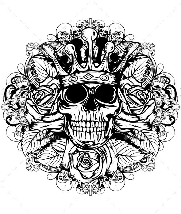 Skull 20corona 20rose 20590