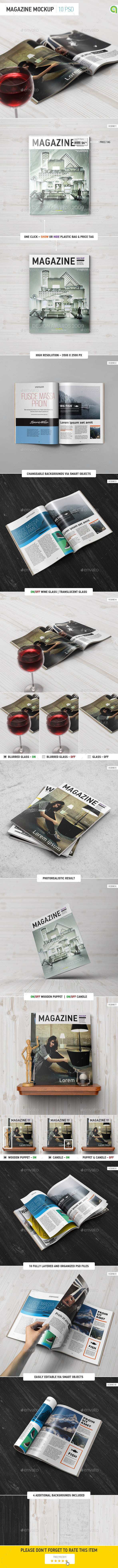 8x11 magazine mock up