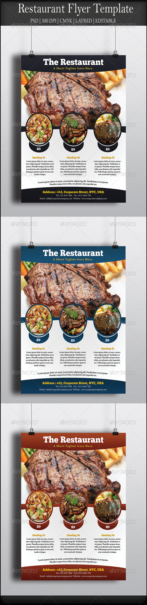 Restaurant flyer image