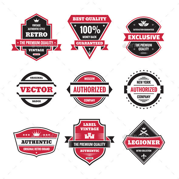 Badges big set 06 590