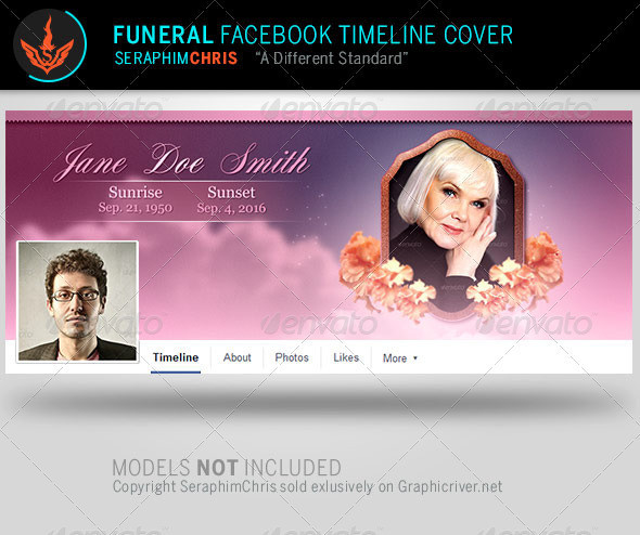 Funeral facebook timeline covers template preview