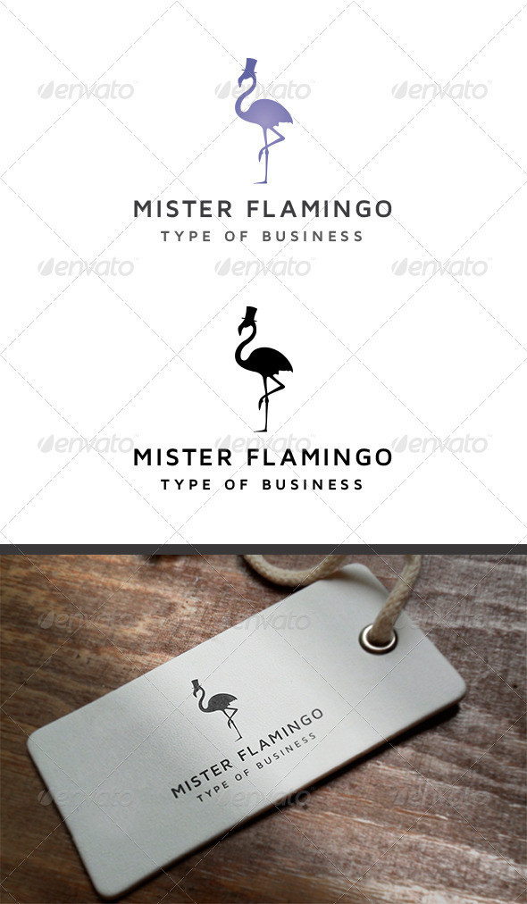 Preview logo flamingo