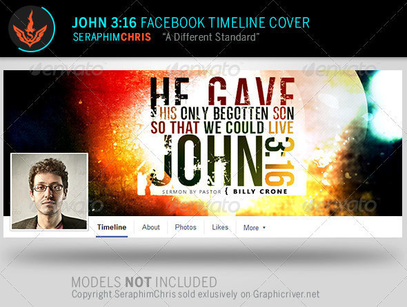 John 3 16 facebook timeline covers template preview