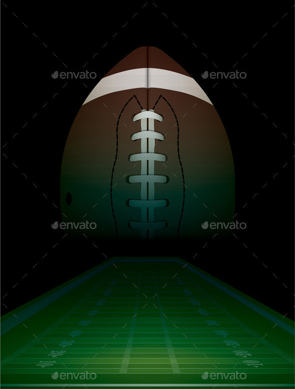 Football field shadows vert