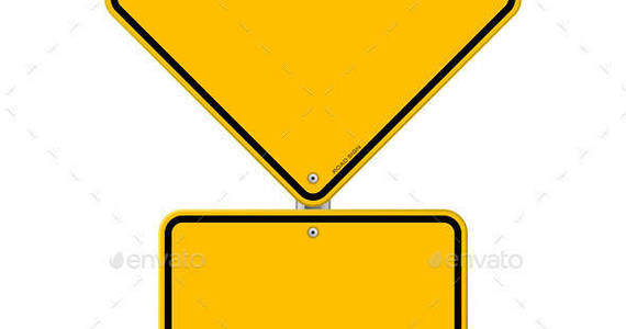 Box yellow sign extra590