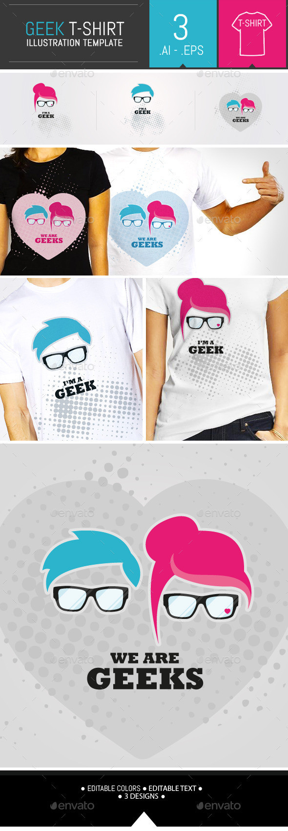Geek t shirt template