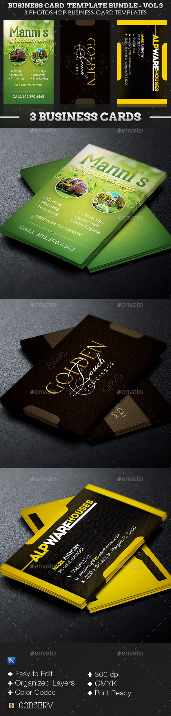 Business card bundle   volume 3 preview