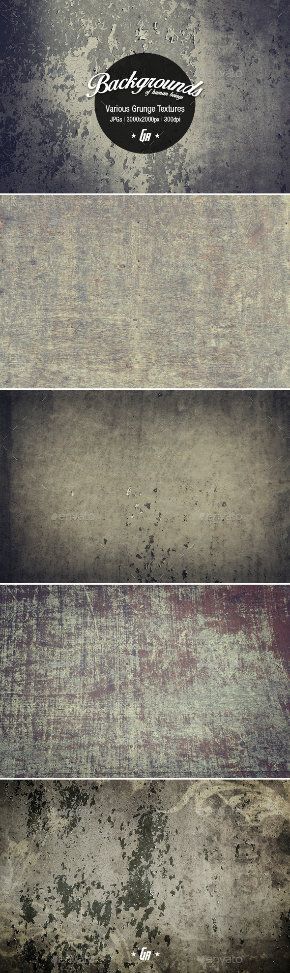 Various grunge textures4 preview