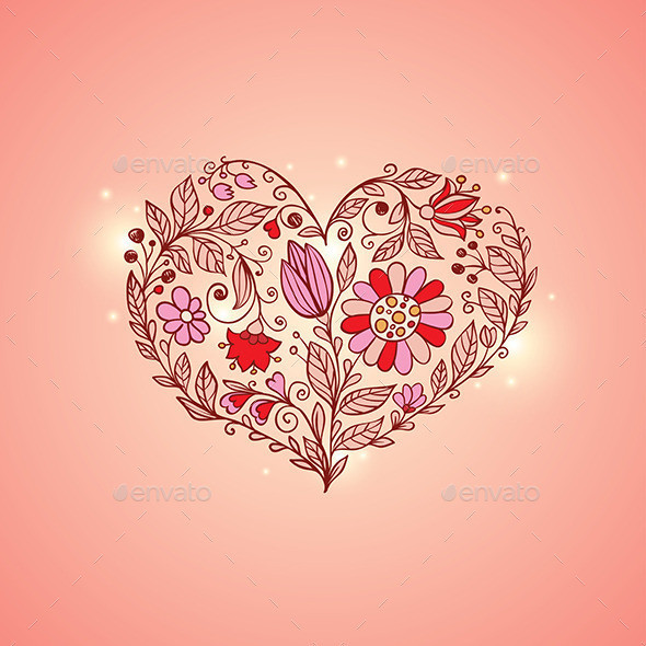 Heart flowers590