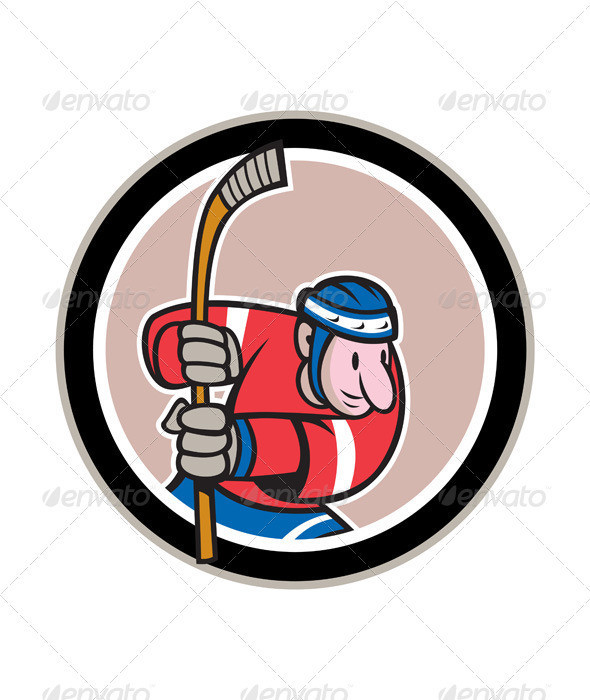 Hockey player running circ prvw