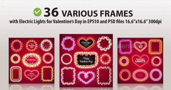 Box valentines lights set banner590