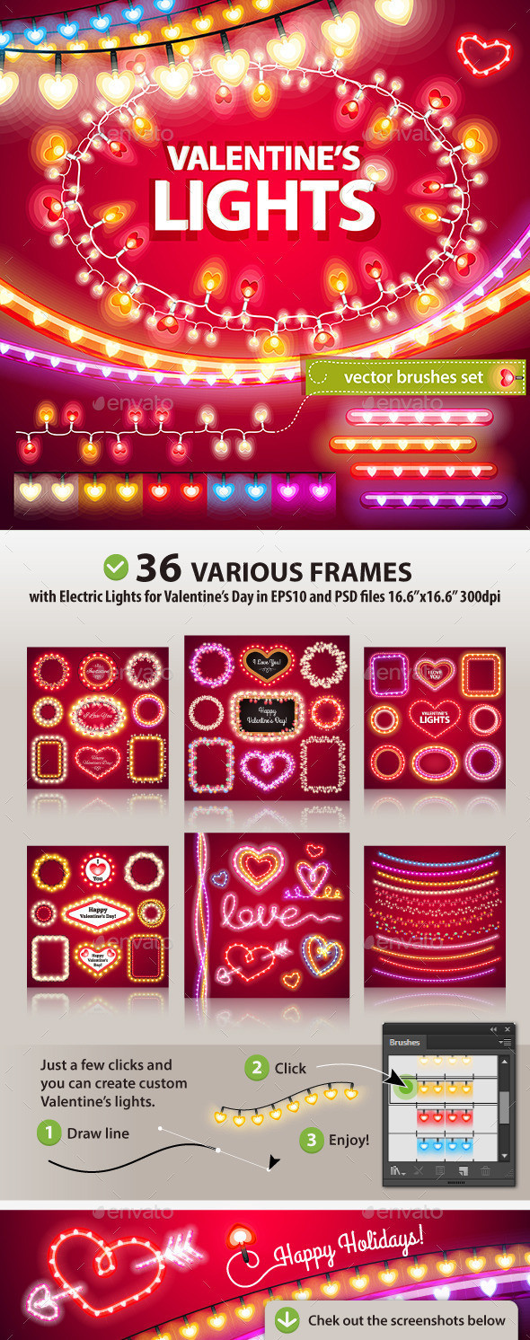 Valentines lights set banner590